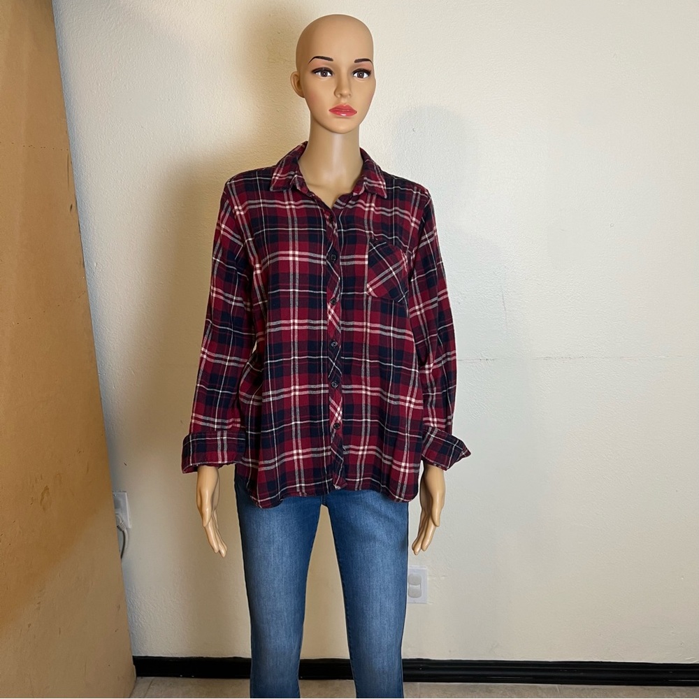 Red and blue Flannel